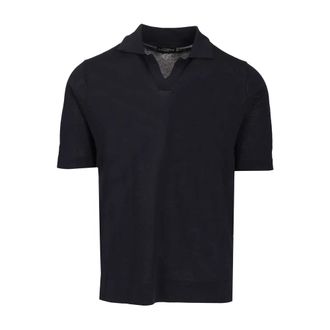 Ballantyne Slim Fit Polo - male - Ballantyne - Polo Shirts - Blue - M - Tops