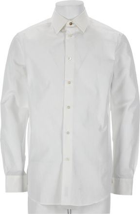 Paul Smith Regular Fit Pointed Collar Cotton Shirt