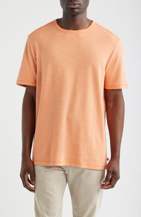 Tommy Bahama Sand Wave Cotton Blend T-Shirt in Peach Parrot at Nordstrom, Size Xx-Large