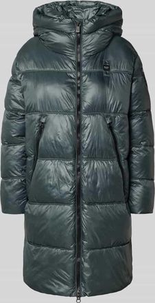 Blauer Steppmantel mit Zweiwege-Reißverschluss Modell ARMORY in Dunkelgrau, Größe XXL