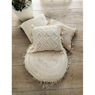 OEM Almohada Redonda De Macram&eacute;