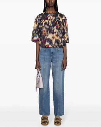 Isabel Marant Pre-Loved Vetan Trousers In Blue
