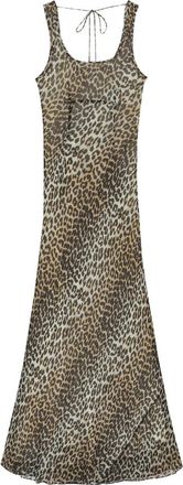 Ganni Leopard-print Dress