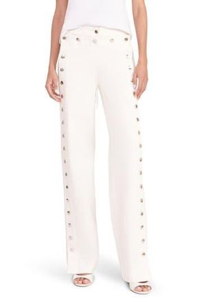 Staud Carter Stud Detail Pants in White at Nordstrom Rack, Size 4