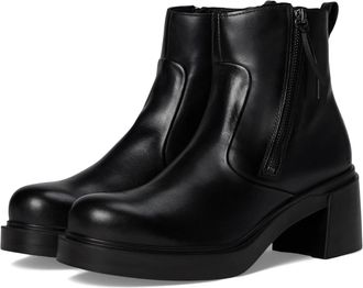 Ecco Metropole Seoul 45 Boots Womens Black Leather Ankle Bootie RHS8620