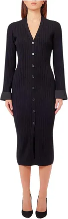 Liu Jo Maglia Long Fit - Dresses - Mujer - Negro - XS