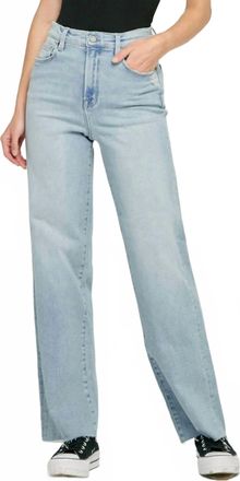Hidden Jeans Logan High Rise Dad Jeans In Light Wash