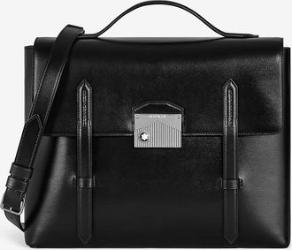 Montblanc Aktentasche aus Glattleder Meisterstück Black