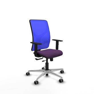 Piqueras y Crespo Silla De Oficina Piqueras Y Crespo Motilla Azul Aluminio