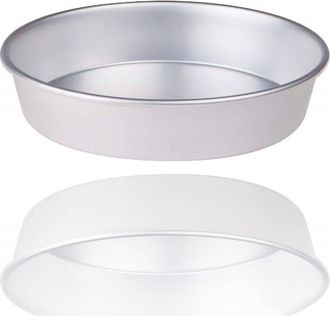 Trade Shop Trade Shop - Set 2 Pezzi Stampo Crostata Pastiera 32 Cm Forno Alluminio Teglia Antiaderente