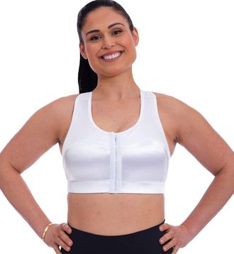 Enell Enell Womens High Impact Sports Bra, White, 3