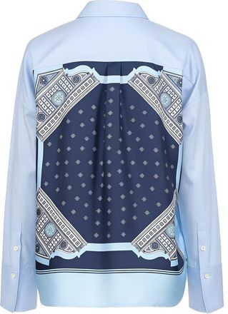 C&acirc;llas Milano Sirene Scarf front shirt in Pale Blue/navy at Nordstrom, Size 14 It