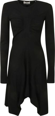 Isabel Marant Isabel Marant, Midi Dresses, female, Black, Size: 2XS Devane Knit Midi Dress