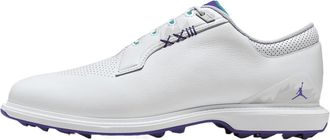 Nike Jordan ADG 5 Golf Shoes (Wide) (FQ7874-100, White/Emerald Rise/Grape Ice), White/Emerald Rise/Grape Ice, 10.5 UK