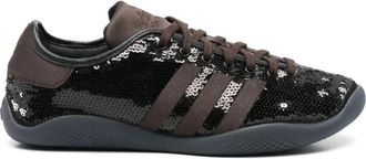 adidas Paillet lage sneakers - Dames - Fitnessschoenen - Bruin - 37 EU - Satijn - Fitness