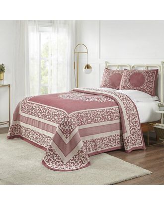 Superior Lyron Boho Mandala Lightweight Woven Jacquard Oversized Cotton Blend Bedspread And Sham Set
