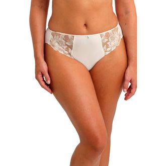 Fantasie Magdalena Scalloped Edge Briefs in Ivory at Nordstrom, Size Xx-Large