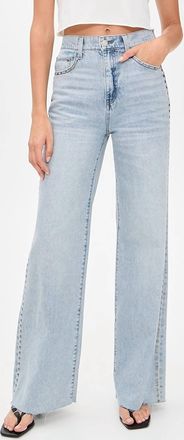 Daze Far Out Wide Leg Jeans In Lets Dance