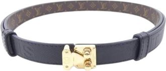 Louis Vuitton Pre-owned Belts, female, Blue, Size: ONE SIZE Pre-owned Standard Belt