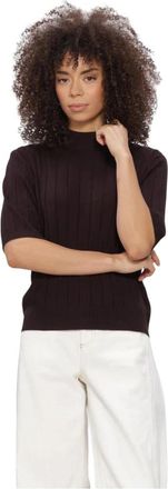 Bruuns Bazaar Anemone BBGlady Knit - Dames - Coltruien - Bruin - S - Truien & Vesten