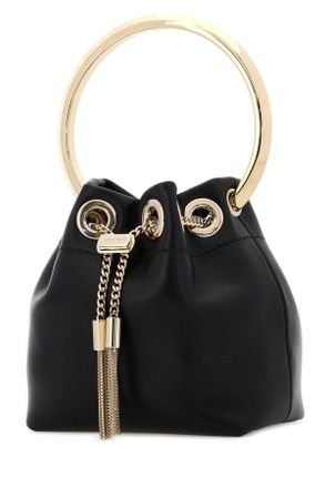 Jimmy Choo London Black Borse A Secchiello Bag