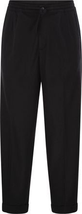 Fedeli Pantalones Fedeli Harvard de franela de cachemir suave