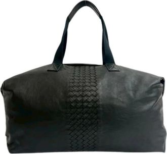 Bottega Veneta Pre-owned Weekend Bags, female, Black, Size: ONE SIZE Pre-owned Vintage Weekend Bag