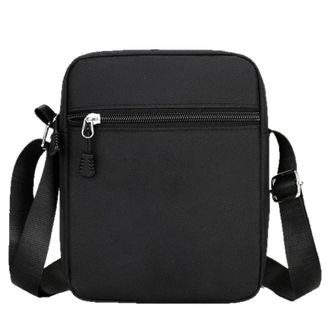 Generic Message Bag Anti Theft Crossbody Bag, Messenger Bag with Adjustable Strap, Lightweight Chest Sling Bag for Daily Use, Work, School for Man & Women(Bla