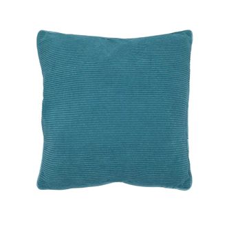 Lewis's Cotswold Cord Cushion - Teal | TJ Hughes