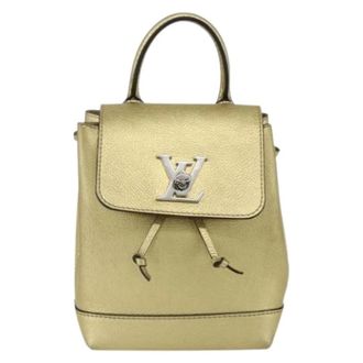 Louis Vuitton Pre-owned Leren Rugzak - Dames - Vintage Rugzakken - Geel - ONE Size - Leer - Vintage