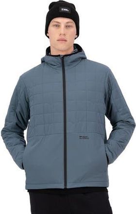 Mons Royale Canyon Merino Insulated Hooded Jacket - Mens in Goblin Blue at Nordstrom, Size X-Large