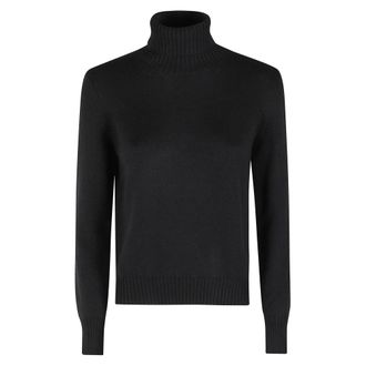 Gran Sasso Ciclista Turtleneck - Dames - Coltruien - Zwart - 2XS - Wol - Truien & Vesten
