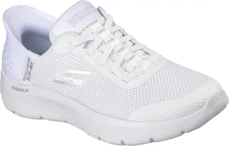 Skechers Go Walk Flex - Grand Entry 124836W-WHT Womens White Shoes ZAP2407