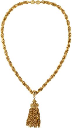 Susan Caplan Vintage 1970s Vintage Monet Tassel Pendant in Gold at Nordstrom