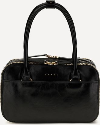 Marni Borsa a Mano Boxyne piccola in pelle Woman UNI