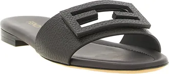 Fendi Tube Slide - Brown