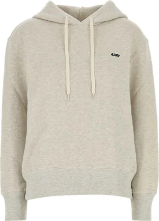 Autry Melange Light Grey Cotton Main Wom Sweatshirt