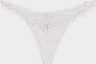 Lise Charmel Source Beaute Embroidered Tulle Thong