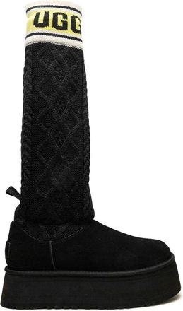 UGG Stivali Classic Sweater Letter - Nero