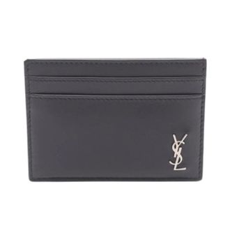 Saint Laurent Pre-owned Wallets, unisex, Black, Size: ONE SIZE Pre-owned Leather Wallet