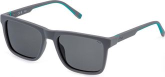 Fila SFID21 R43P Mens Sunglasses Grey Size 56