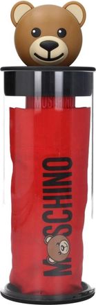Moschino Rode polyester paraplus met logo - Dames - Paraplus - Rood - ONE Size - Polyester - Accessoires