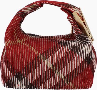 Burberry Womens Burberry Mini Peg Duffle Bag - Rust - Red