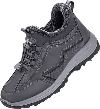 Generic Women Winter Boots, Womens Ankle Boots Flat Wide - Casual Slip On Short Boot Lightweight Hiking Boot Classic Sports Shoes Fleece Lined Shoes Comfortab