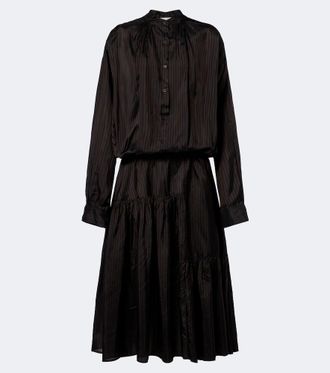 Dries Van Noten Striped midi dress
