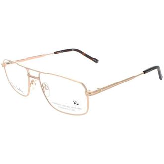 Pierre Cardin Mens Gold Tone Rectangular Eyeglass Frames PC68810J5G58