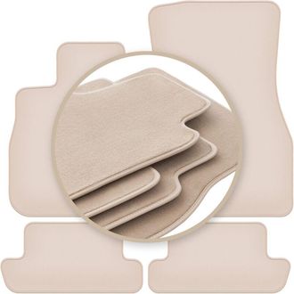 OEM Alfombrillas Premium Beige Para Bmw 8 G14 Cabrio 2019-2022