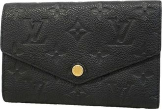 Louis Vuitton Noir Wallet (Tri-Fold) (Pre-Owned)