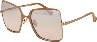 Max Mara Brown Metal Womens Sunglasses