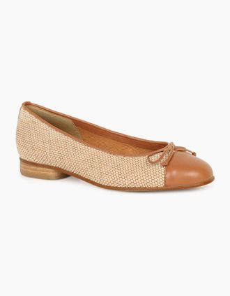 Gabor Womens Dulford Womens Ballet Pumps - Brown - Size: 4.5